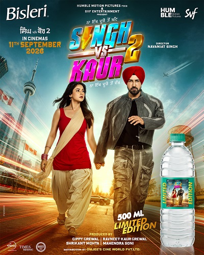 Punjabi Cinema Meets Everyday Hydration as Bisleri Unveils Singh vs Kaur 2 Limited-Edition Packs