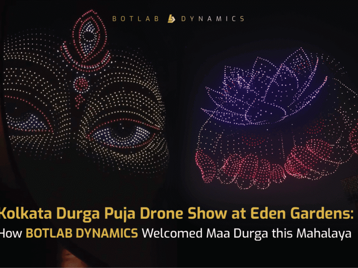 Durga Puja Drone Show by BotLab Dynamics Steals the Spotlight at Kolkata's Grand Mahalaya Celebrations