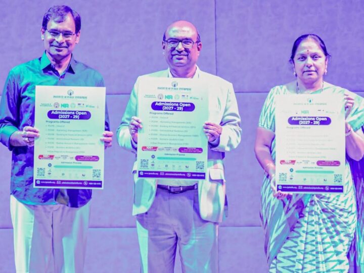 IPE Hyderabad Opens Admissions for 2027-29 PGDM Programmes, Launches Poster and Information Brochure
