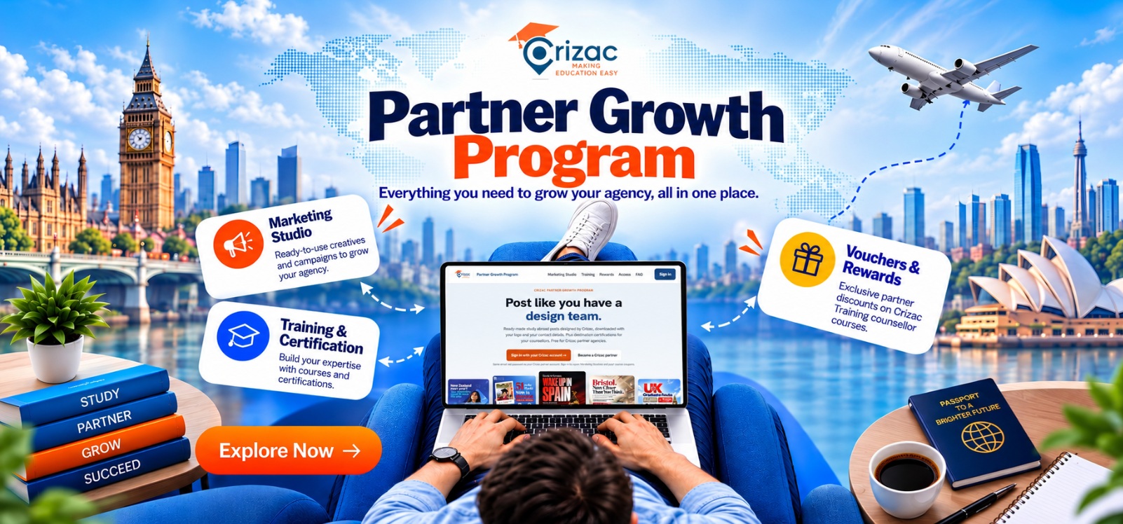Crizac Launches Partner Growth Program to Help Counselling Partners Grow
