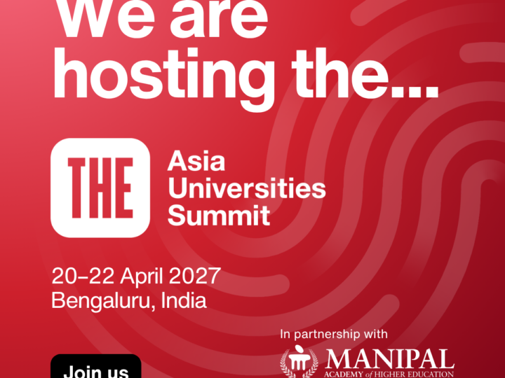 MAHE to Host First India Edition of Times Higher Education Asia Universities Summit 2027 in Bengaluru