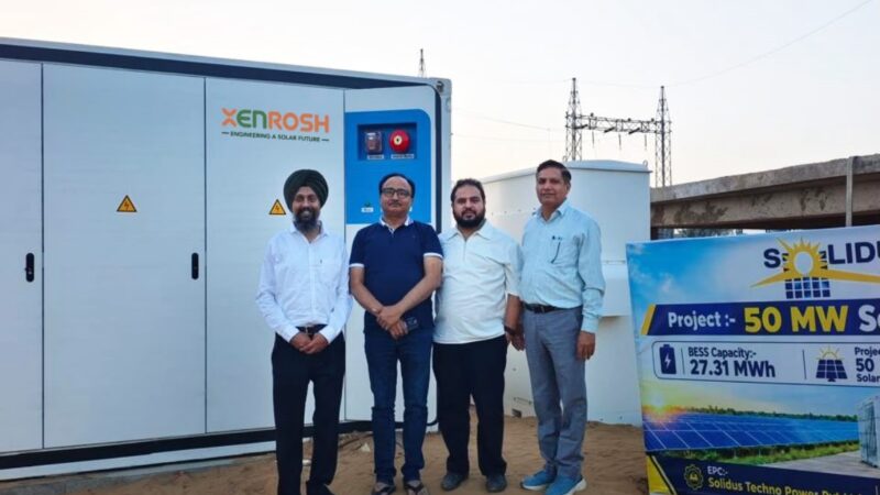 Solidus Techno Power Marks a New Milestone with 27.31 MWh BESS Project Integrated with 50 MW Solar Project for SBF Ispat