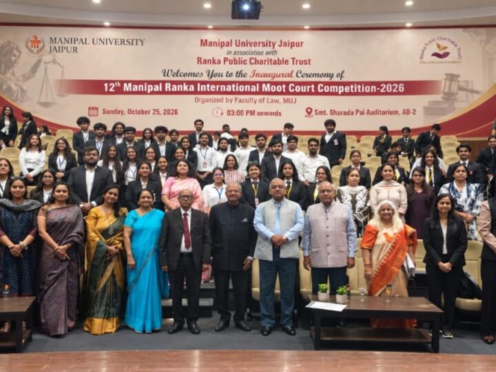 Manipal University Jaipur Hosts 12th Manipal Ranka International Moot Court Competition