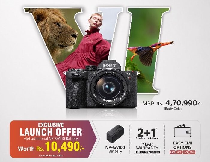 Sony India Expands its Premium Alpha Line-up with the New Alpha 7R VI